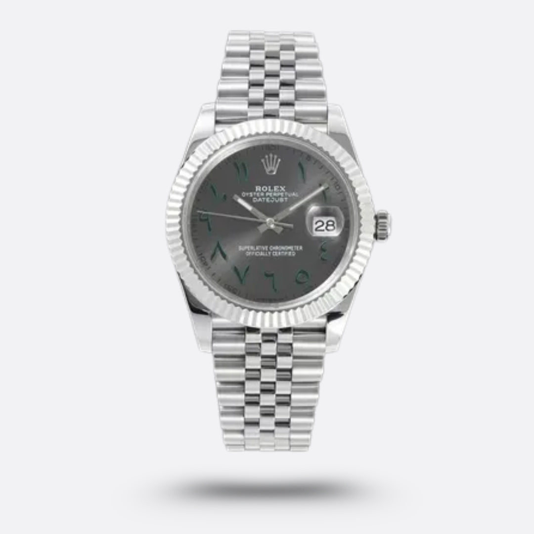 Meridian Classic Date 41 — Racing-Track Dial, Arabic Numerals