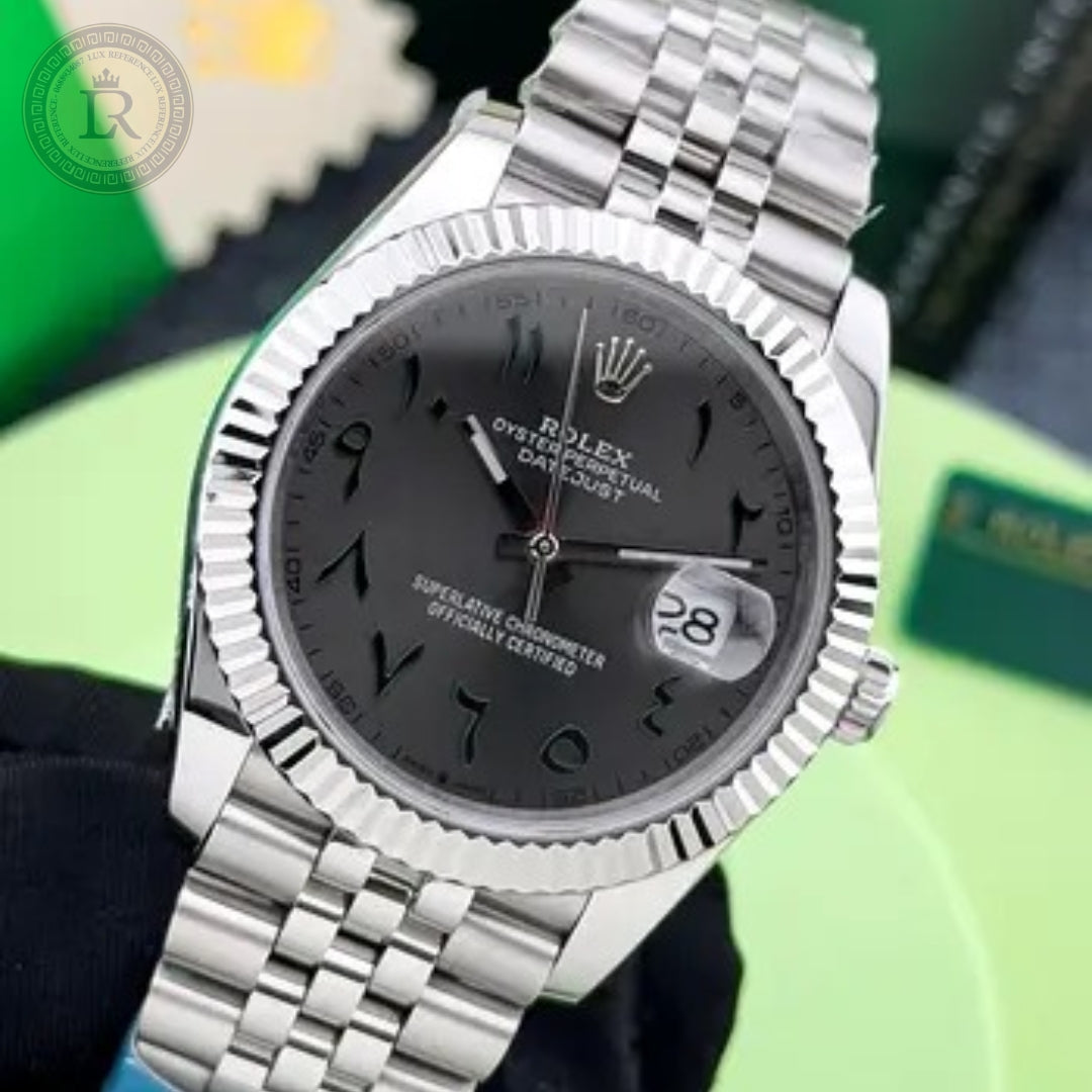 Meridian Classic Date 41 — Racing-Track Dial, Arabic Numerals
