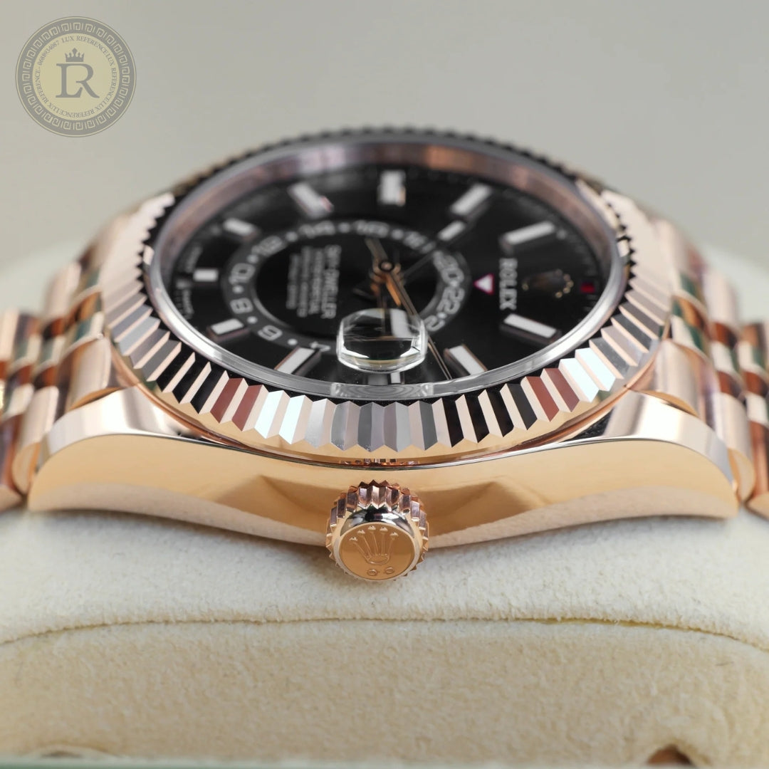 Meridian Dual-Time Pilot — Rose Gold, Grey Dial