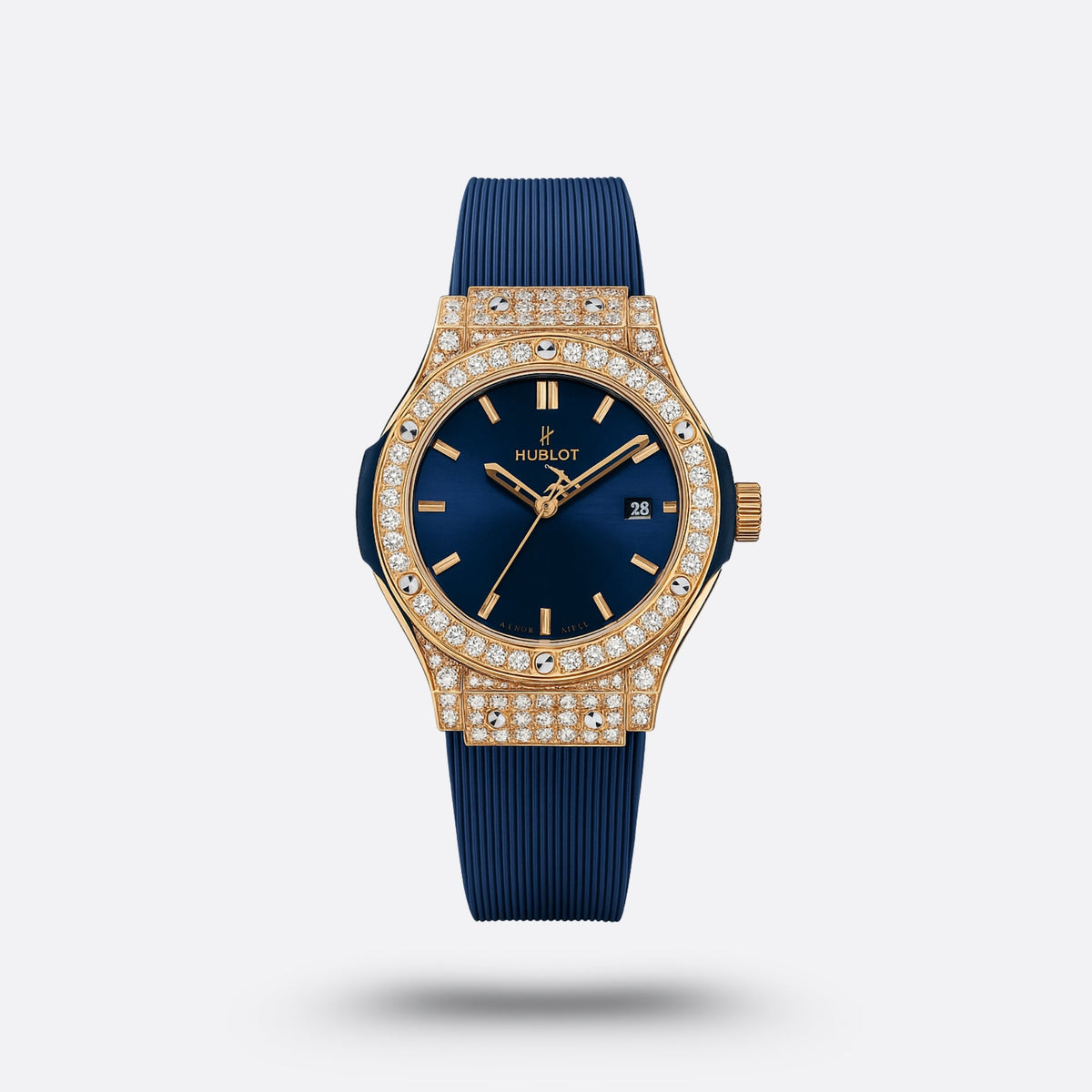 Meridian Fusion Sport King Gold — Blue, Diamonds