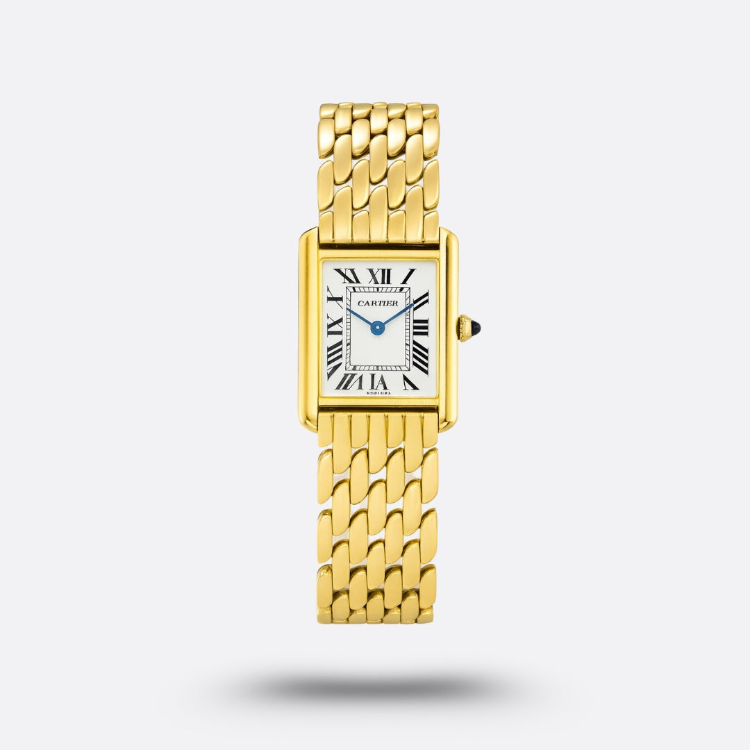 Meridian Cushion Dress Watch — Yellow Gold