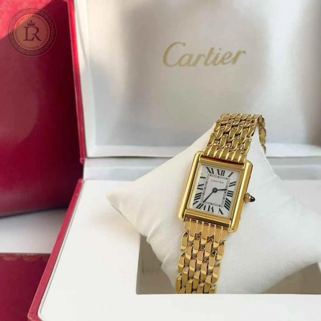 Meridian Cushion Dress Watch — Yellow Gold
