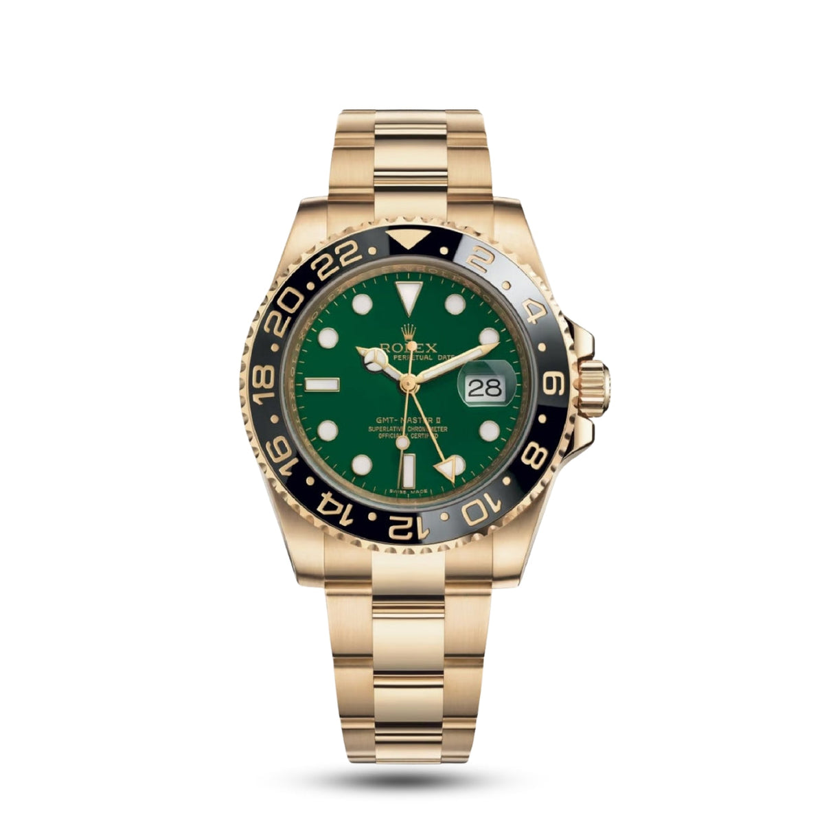 Meridian GMT Voyager — Green/Yellow Gold