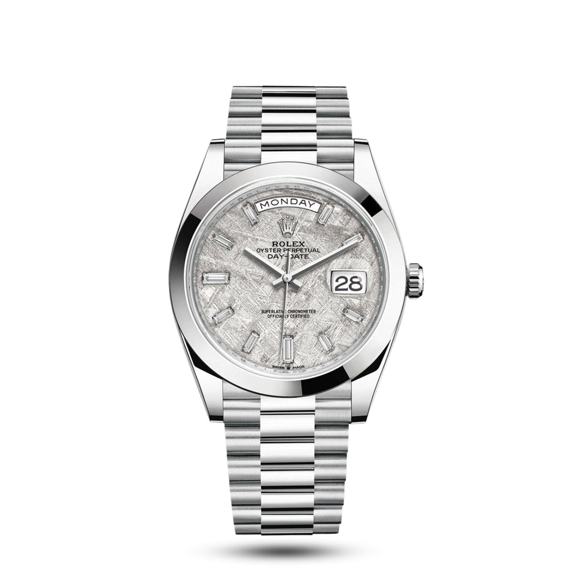 Meridian Presidential Platinum — Meteorite Dial