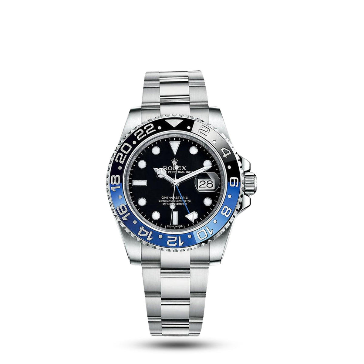 Meridian GMT Voyager — Blue/Black, Steel Case