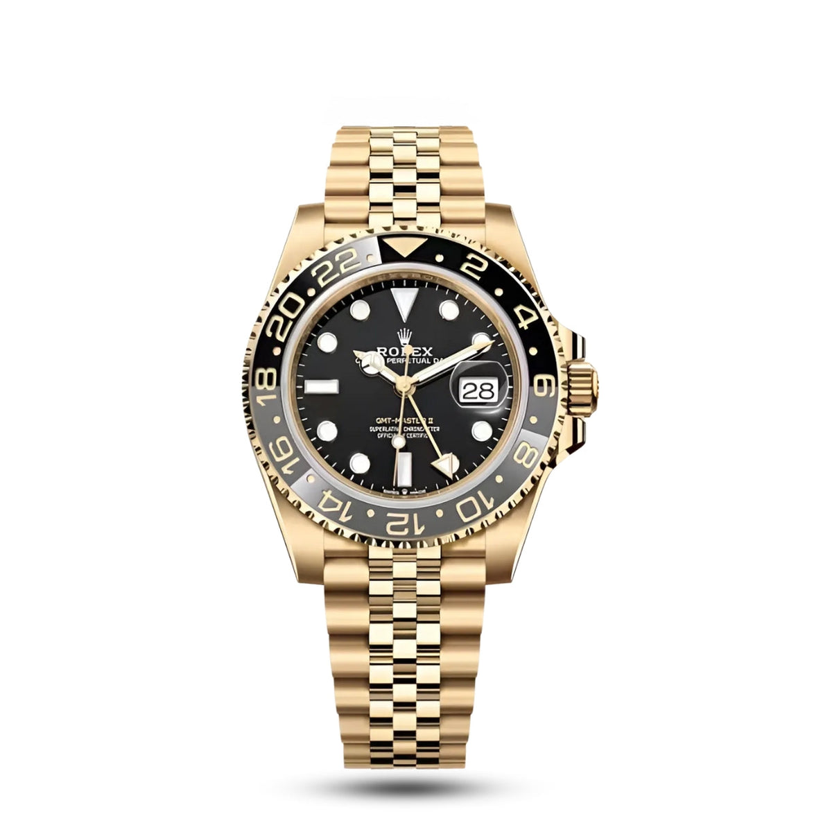 Meridian GMT Voyager — Gold Link Bracelet