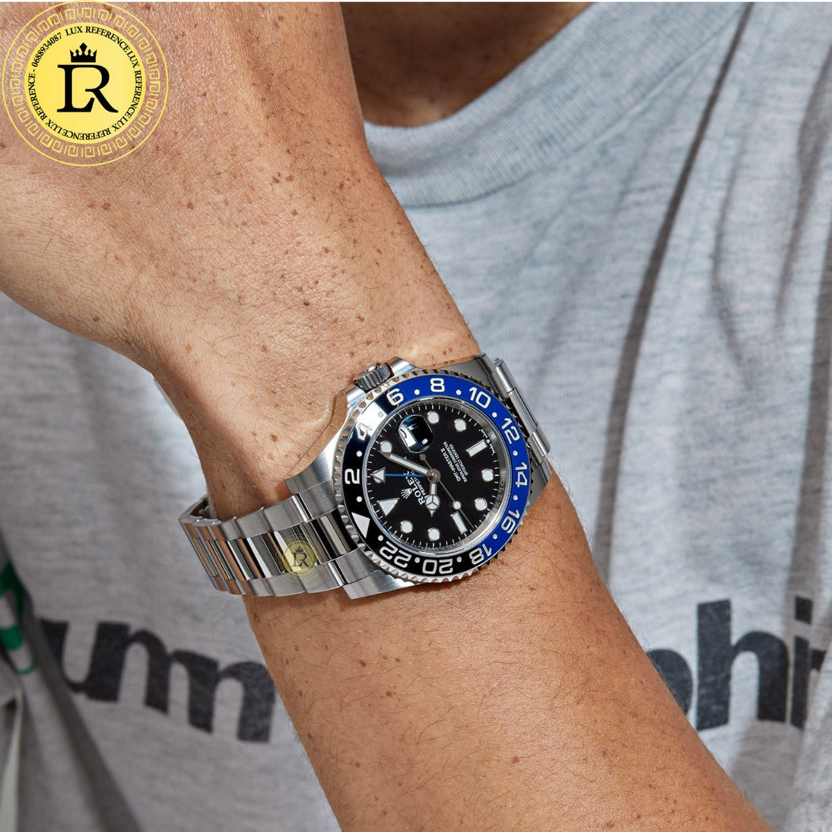 Meridian GMT Voyager — Blue/Black, Steel Case