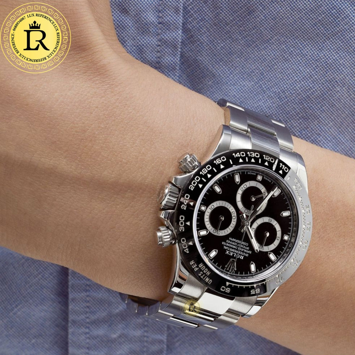 Meridian Racing Chronograph — Black Dial (Men's)
