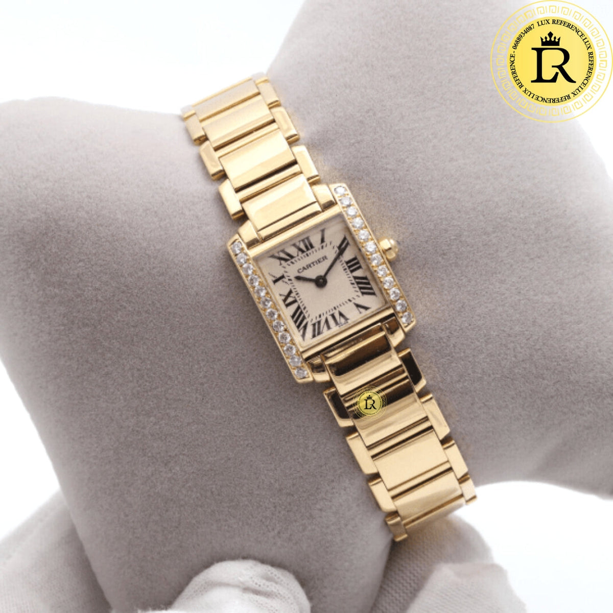 Meridian Cushion Dress Watch — Pavé