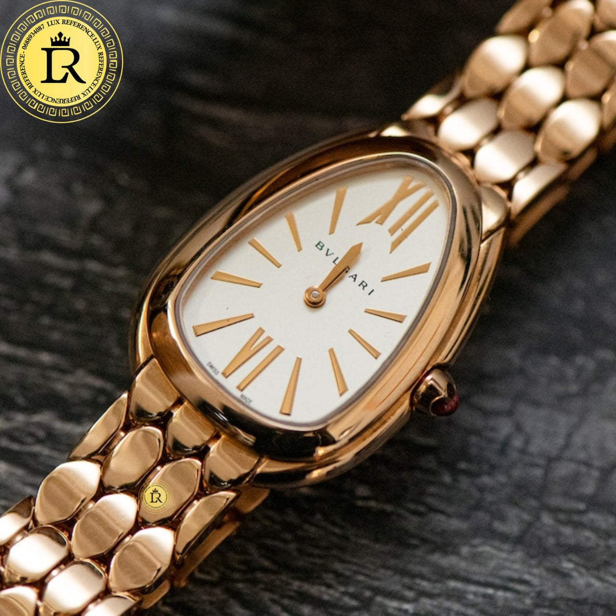 Meridian Serpent Bracelet — Gold