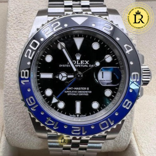 Meridian GMT Voyager — Blue/Black, Link Bracelet (Men's)