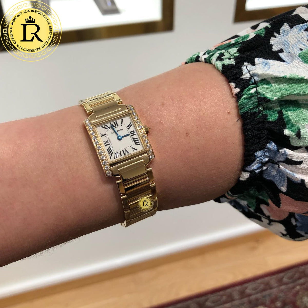 Meridian Cushion Dress Watch — Pavé