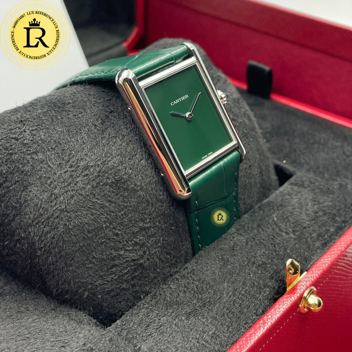 Meridian Cushion Dress Watch — Green