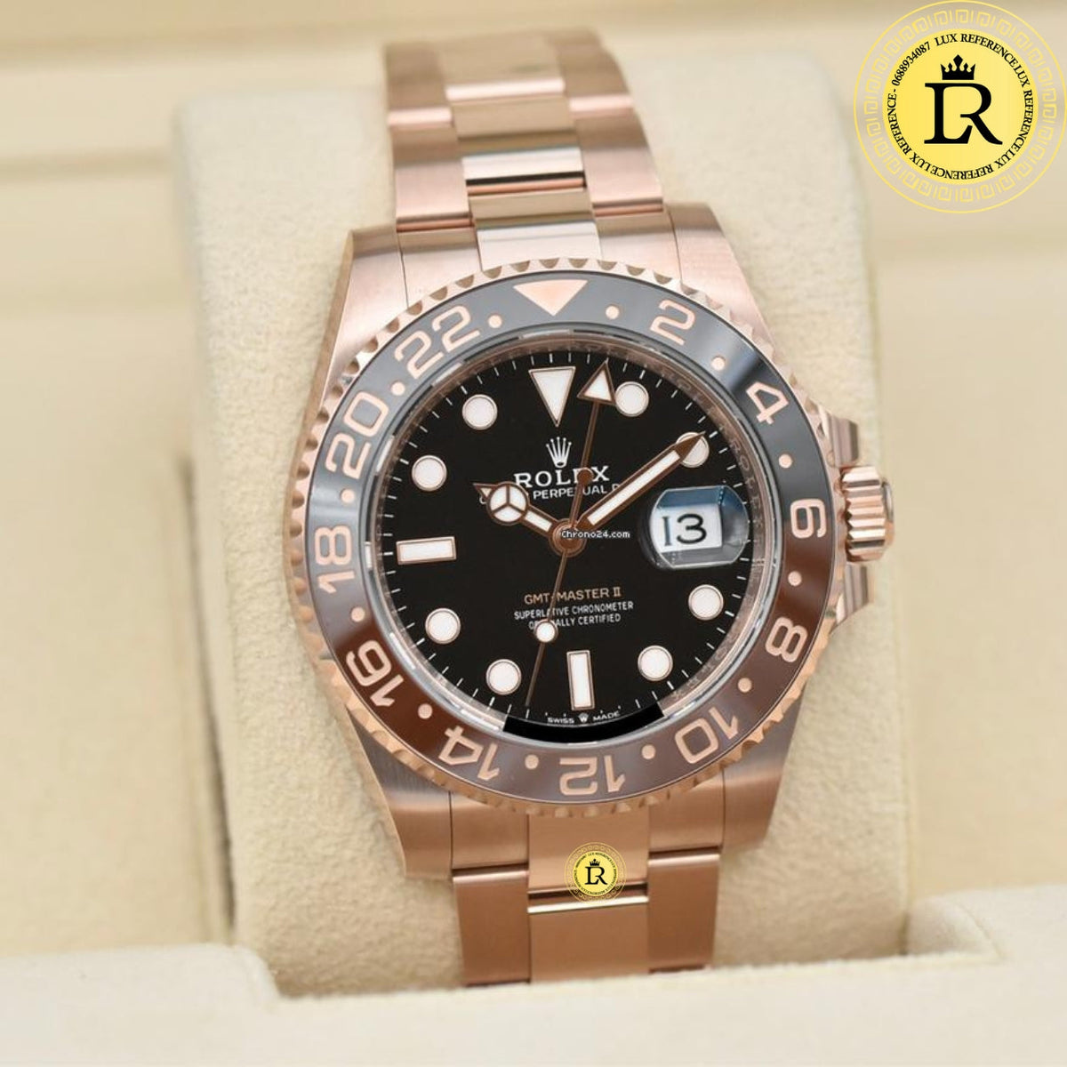 Meridian GMT Voyager — Everose Gold