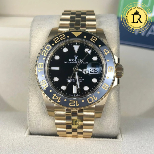 Meridian GMT Voyager — Gold Link Bracelet
