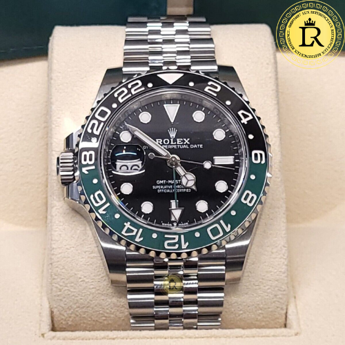 Meridian Classic Date — Green/Blue, Link Bracelet