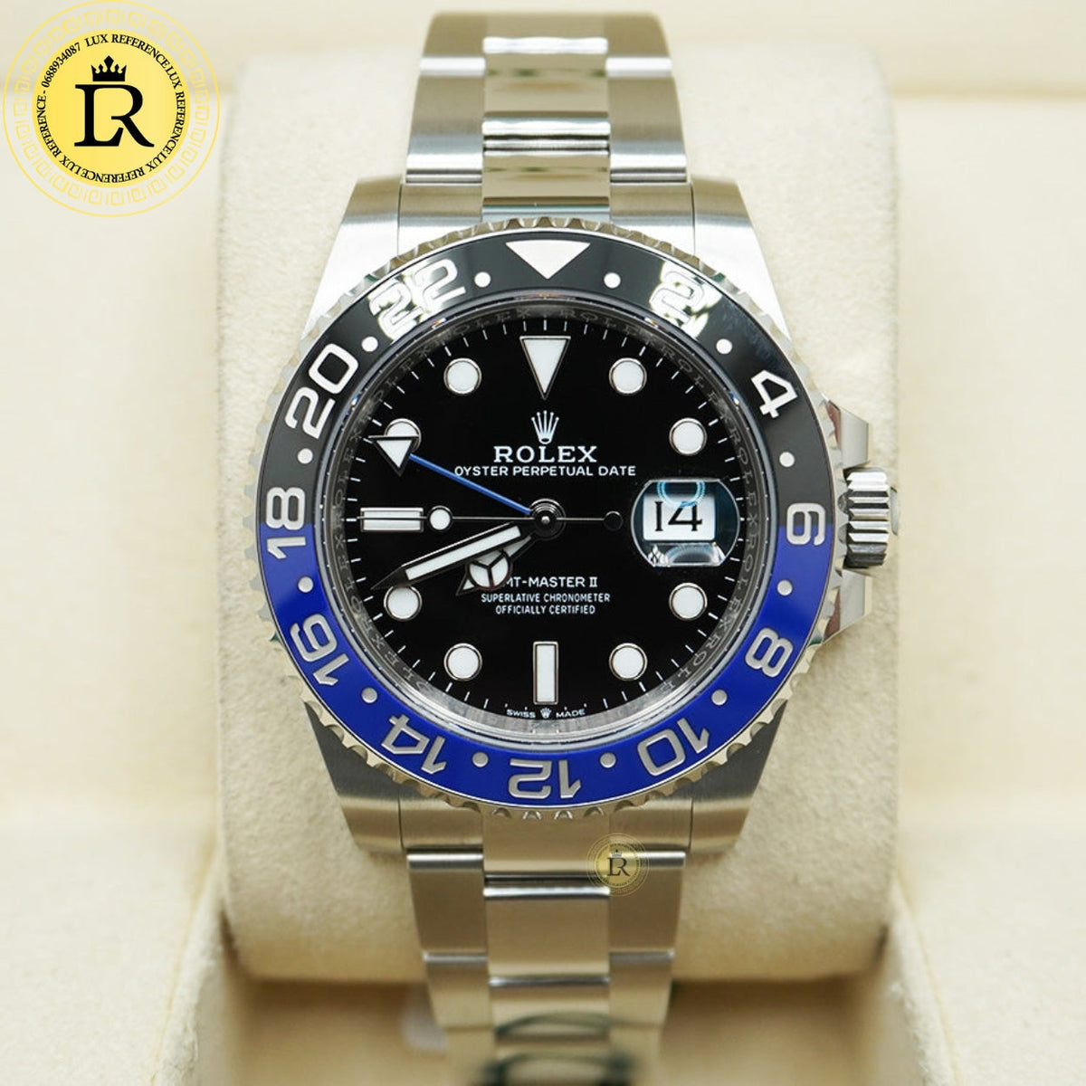 Meridian GMT Voyager — Blue/Black, Steel Case