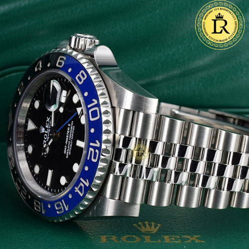 Meridian GMT Voyager — Blue/Black, Link Bracelet (Men's)