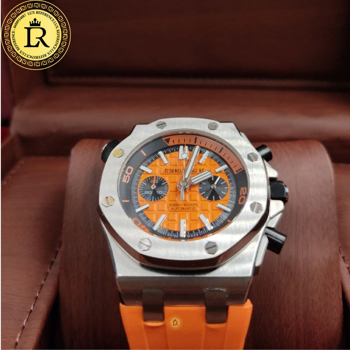 Meridian Offshore Diver Chronograph 44mm — Orange