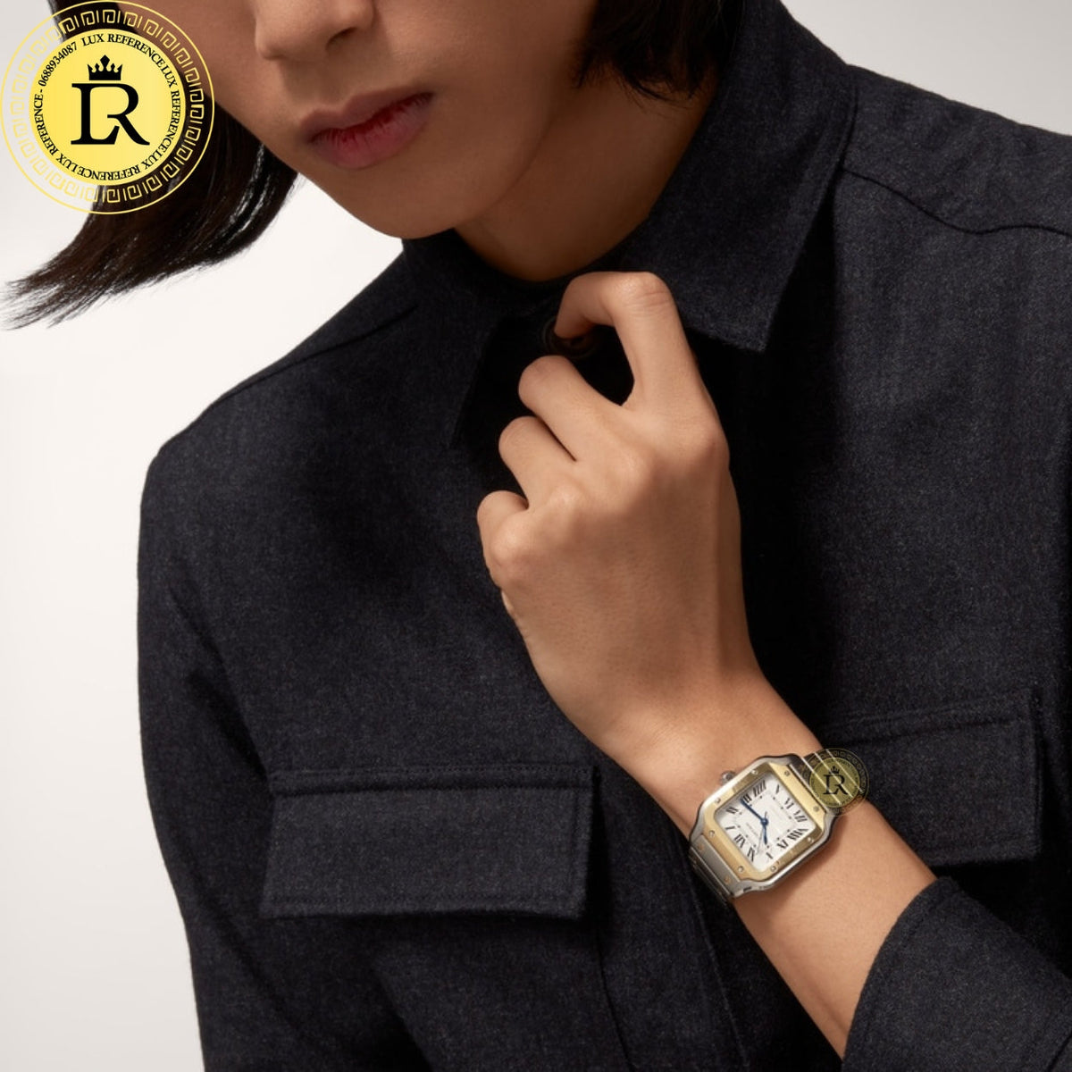 Meridian Aviator Square — Gold/Silver (Men's)