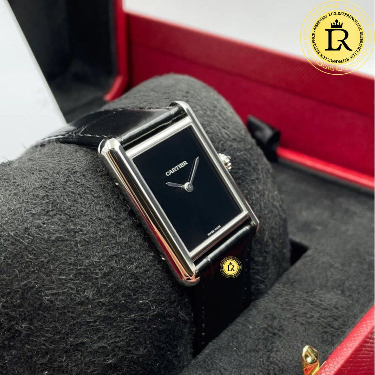 Meridian Cushion Dress Watch — Black