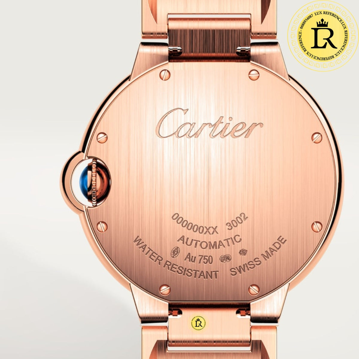 Meridian Blue Orb — Rose Gold, Pavé