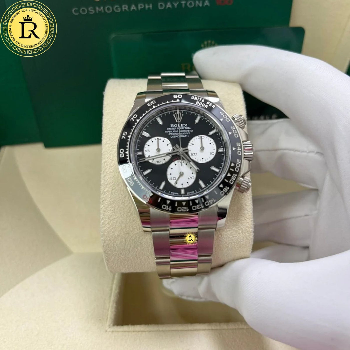 Meridian Racing Chronograph — White Gold, Racing Dial