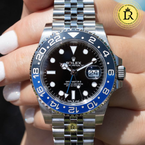 Meridian GMT Voyager — Blue/Black, Link Bracelet (Men's)