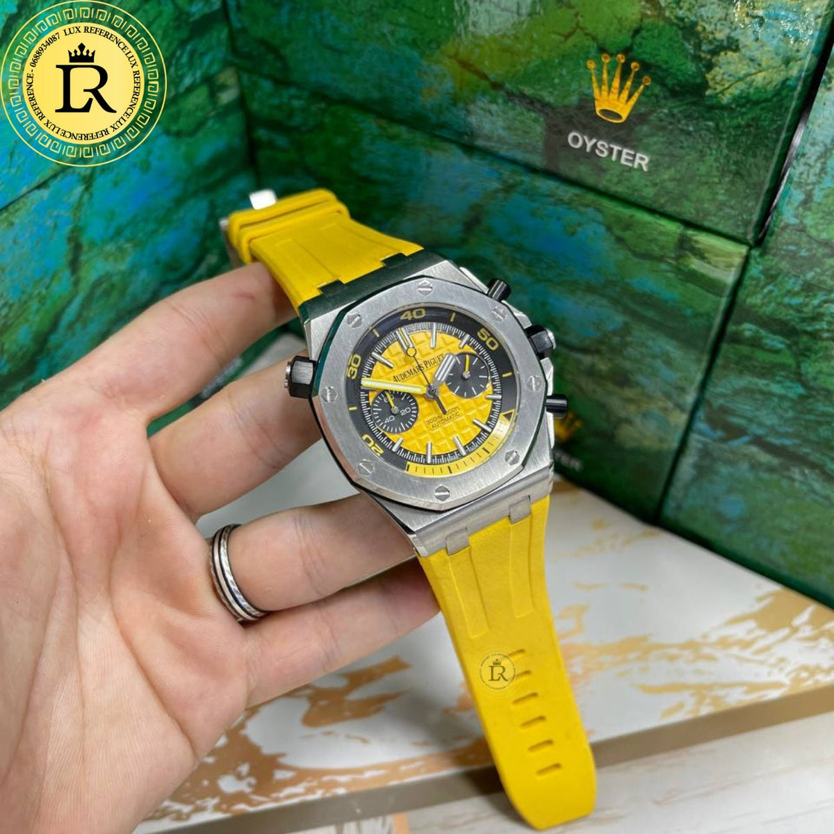 Meridian Offshore Diver Chronograph 44mm — Yellow