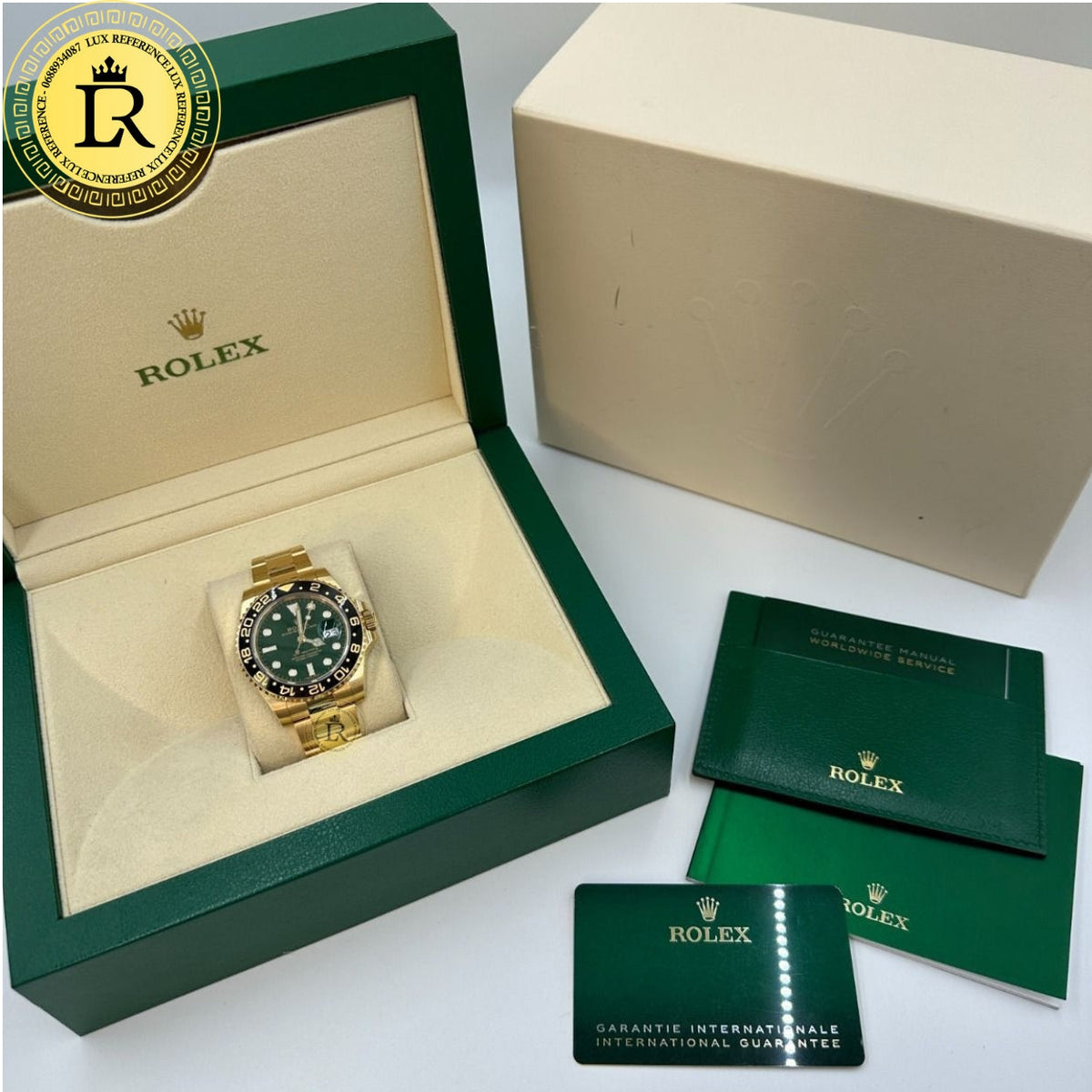 Meridian GMT Voyager — Green/Yellow Gold