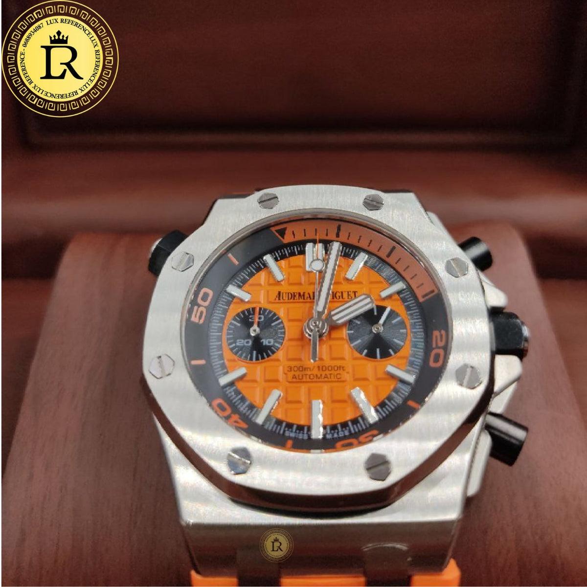 Meridian Offshore Diver Chronograph 44mm — Orange