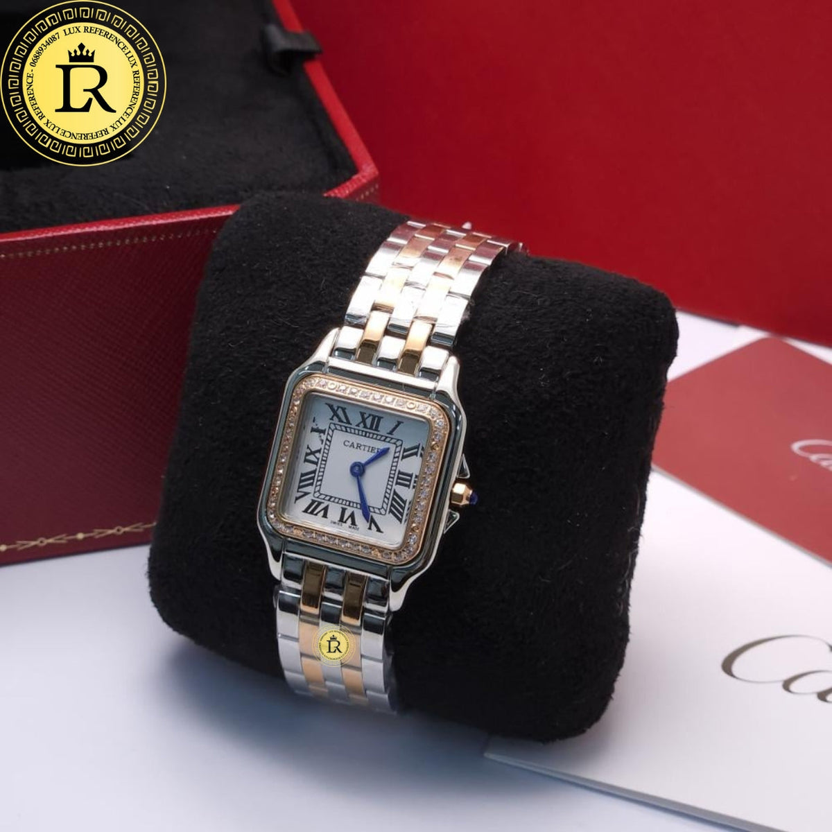 Meridian Panther Bracelet — Two-Tone, Diamond