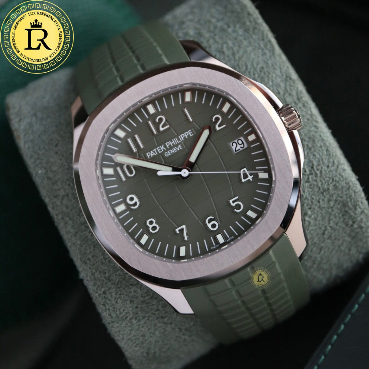 Meridian Aqua Sport — White Gold, Khaki Green