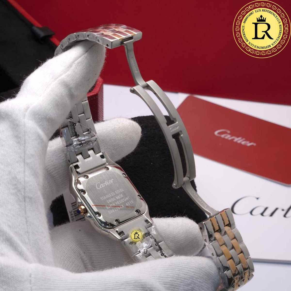 Meridian Panther Bracelet — Two-Tone, Diamond