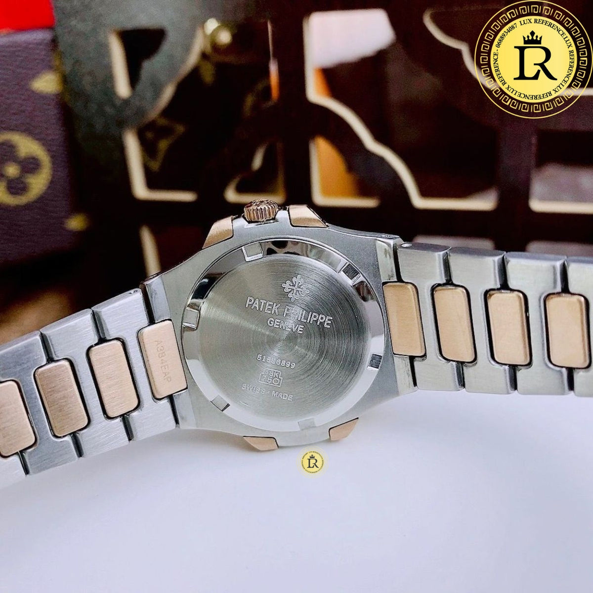 Meridian Prestige Dress Watch — Two-Tone, Black Dial (Women's)