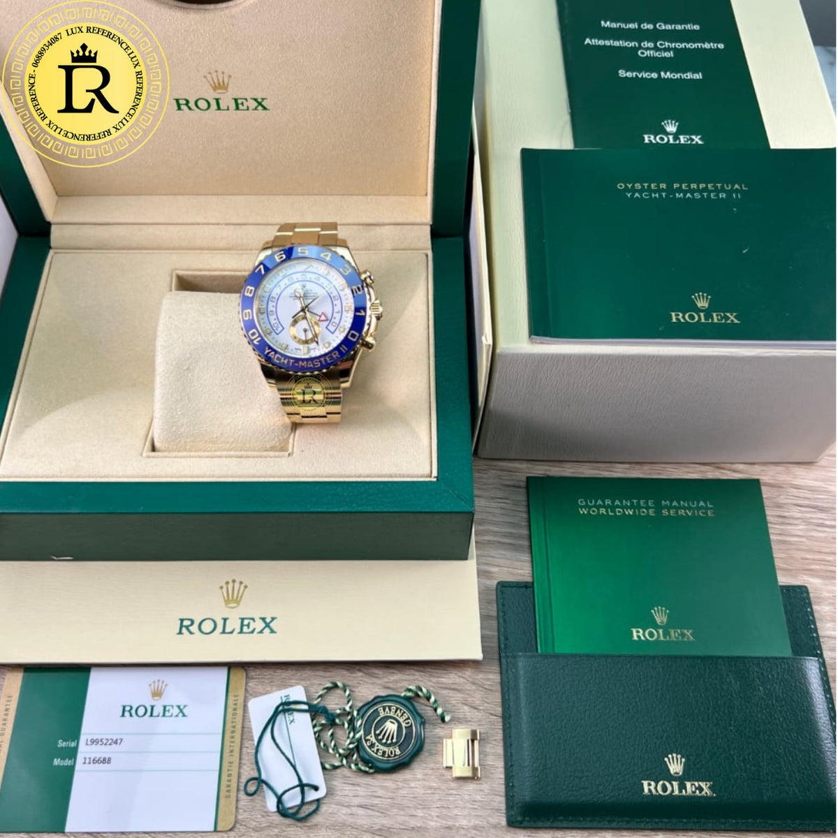 Meridian Yacht Sport II 44mm — Ceramic Bezel (Men's)