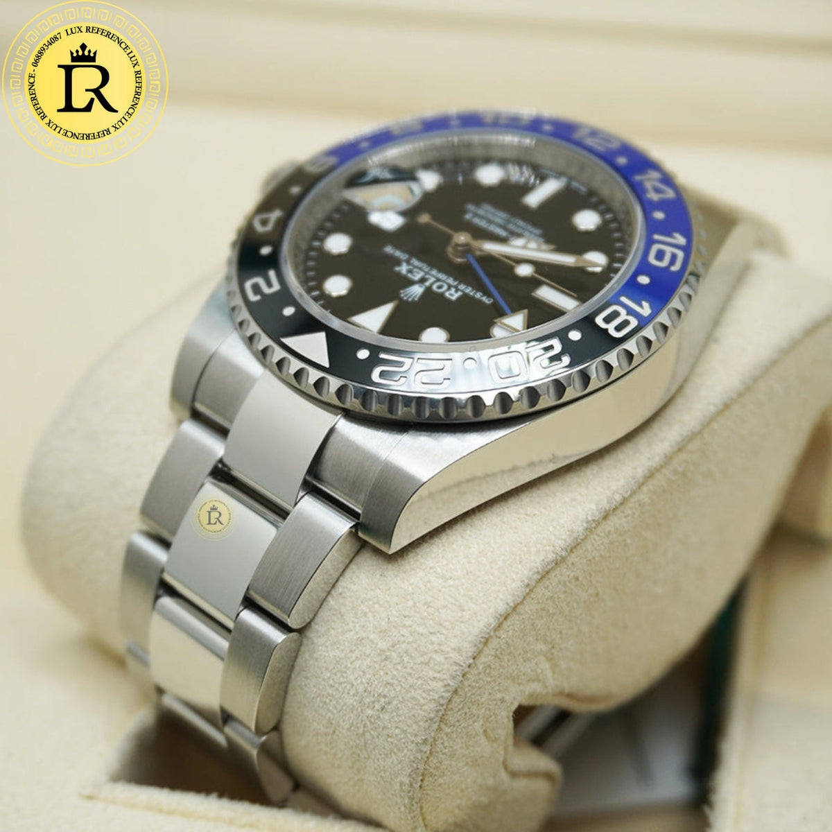 Meridian GMT Voyager — Blue/Black, Steel Case