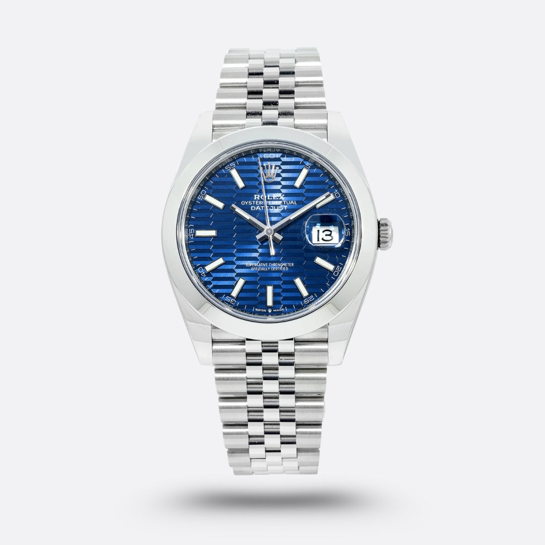 Meridian Classic Date — Link Bracelet, Blue Dial