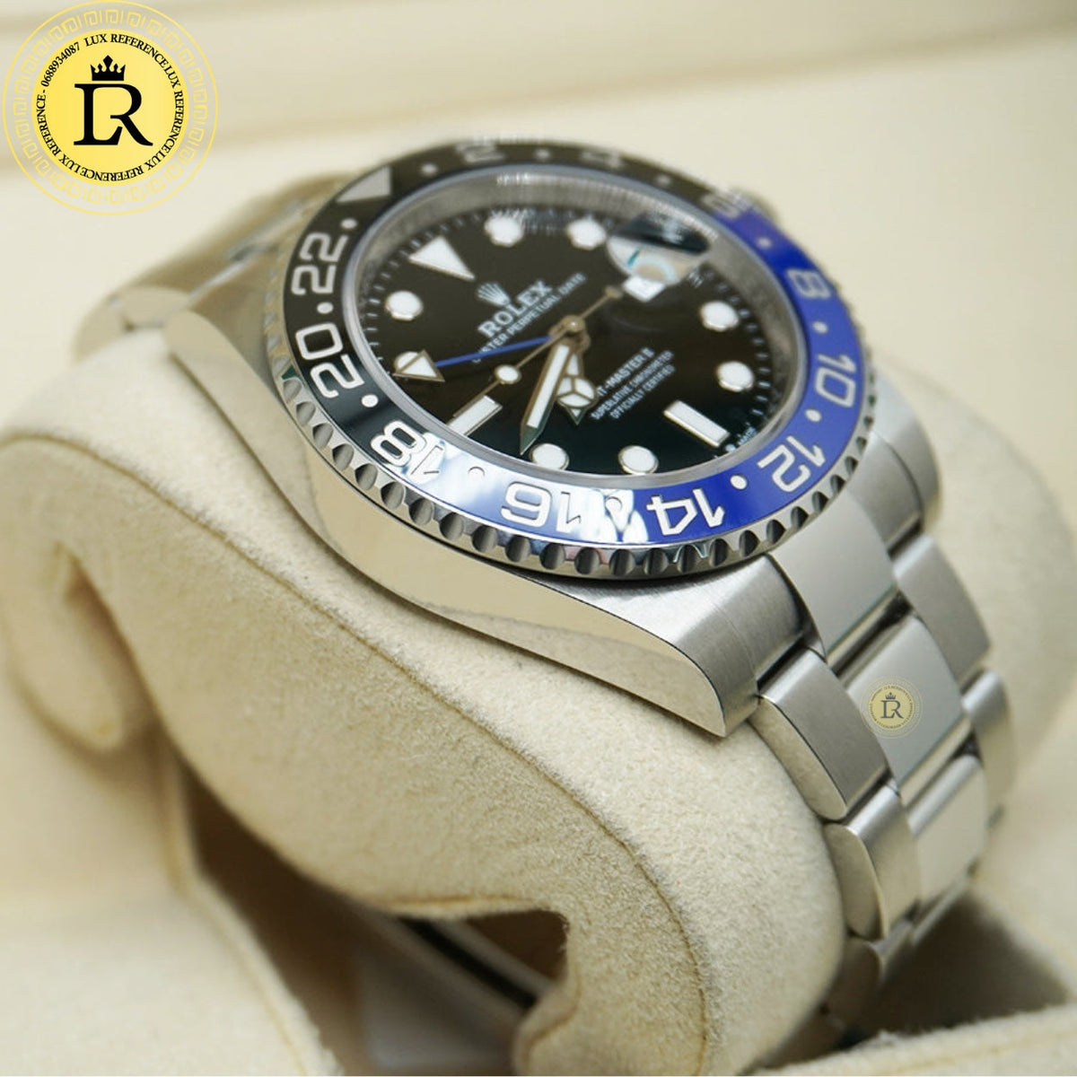 Meridian GMT Voyager — Blue/Black, Steel Case