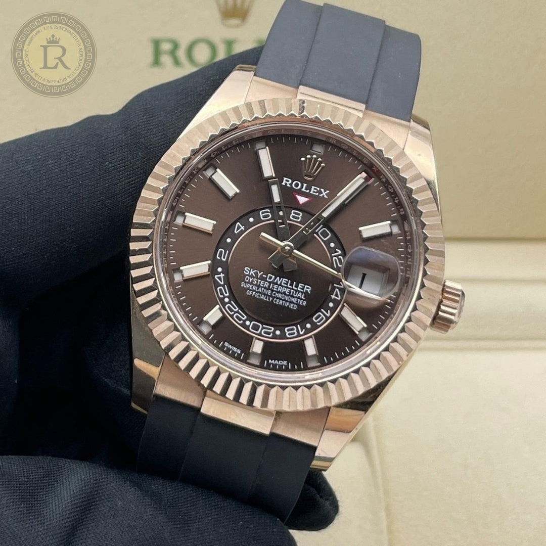 Meridian Dual-Time Pilot — Brown Dial
