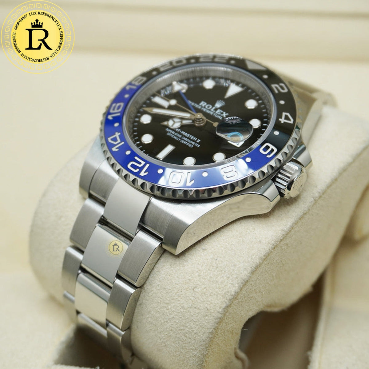 Meridian GMT Voyager — Blue/Black, Steel Case