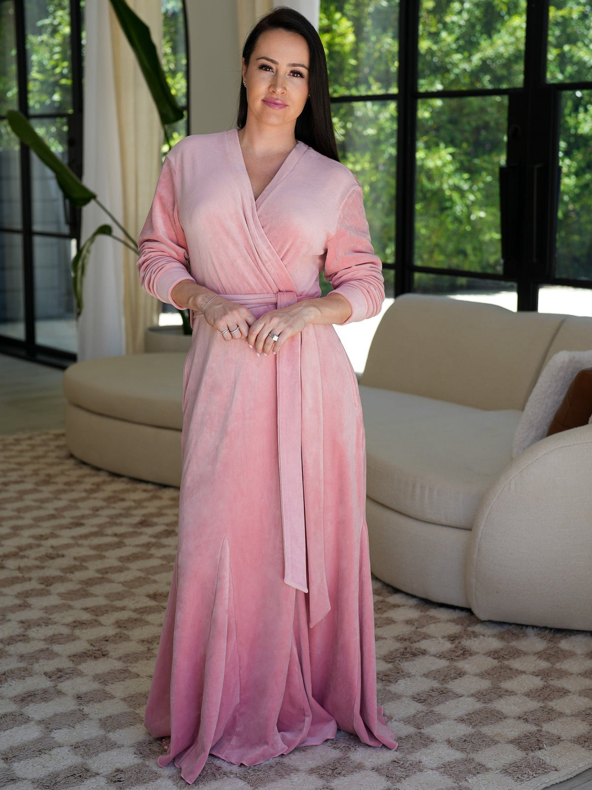 Rose Glam Robe