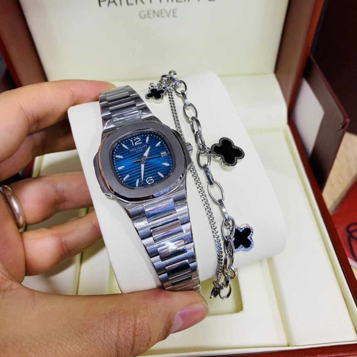 Meridian Prestige Dress Watch — Blue Dial (Women's)