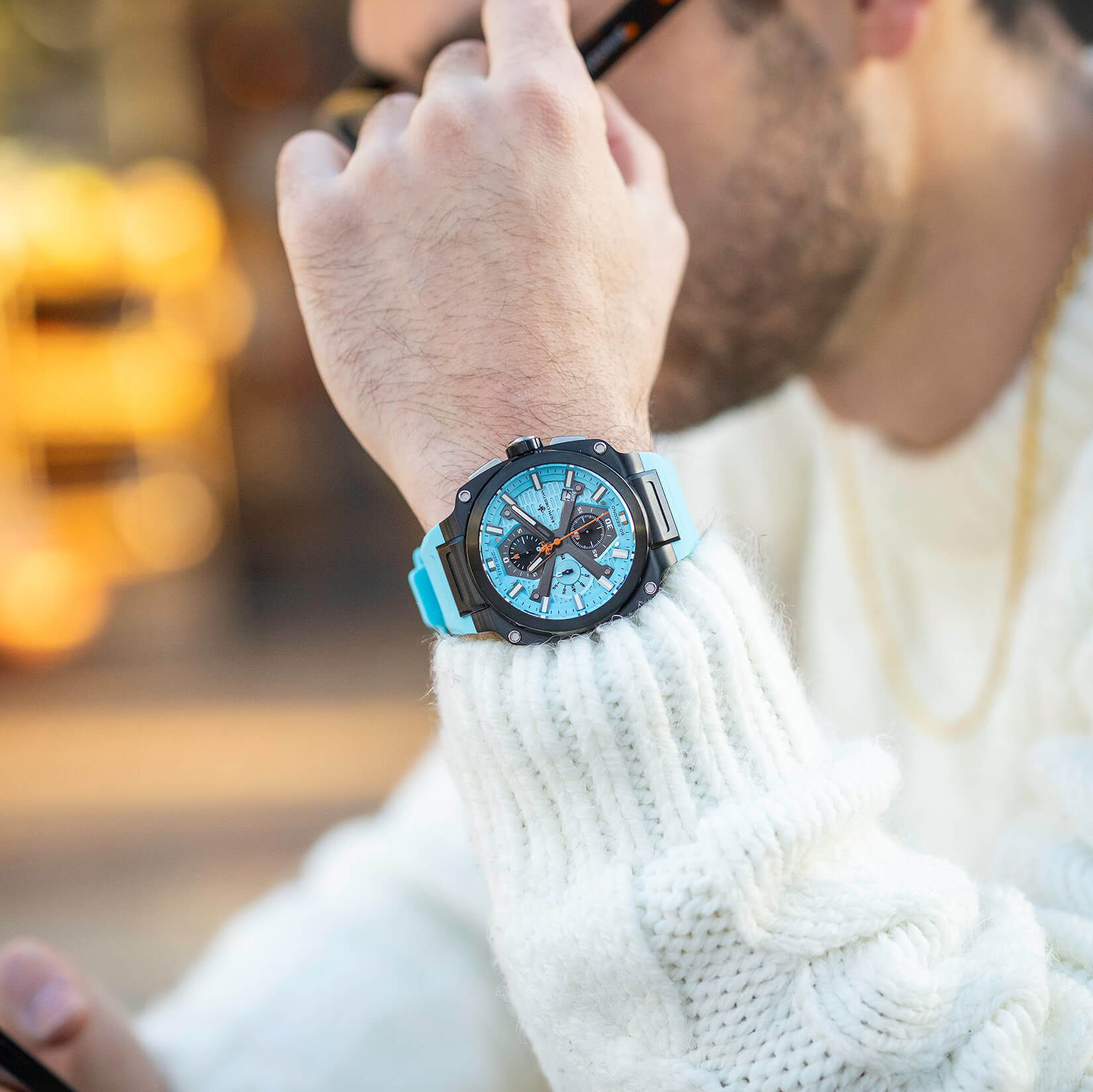 The Titan Chrono - Aqua Volt