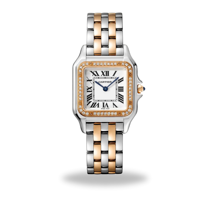 Meridian Panther Bracelet — Two-Tone, Diamond