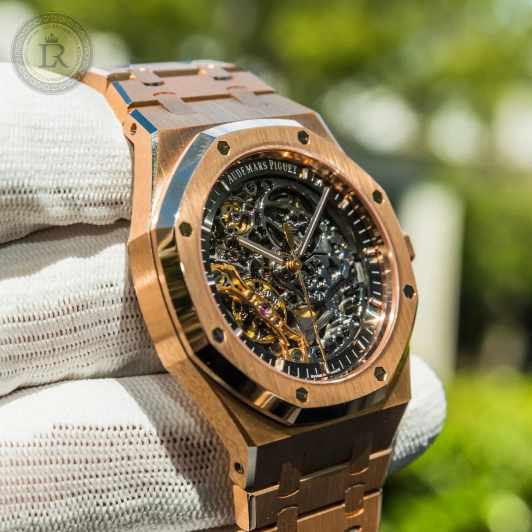 Meridian Octagon Sport Skeleton — Rose Gold
