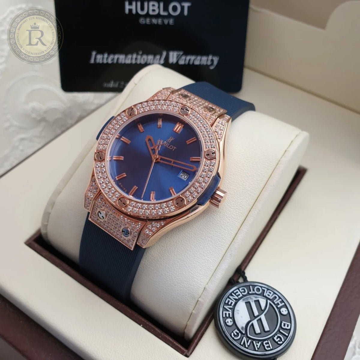 Meridian Fusion Sport King Gold — Blue, Diamonds