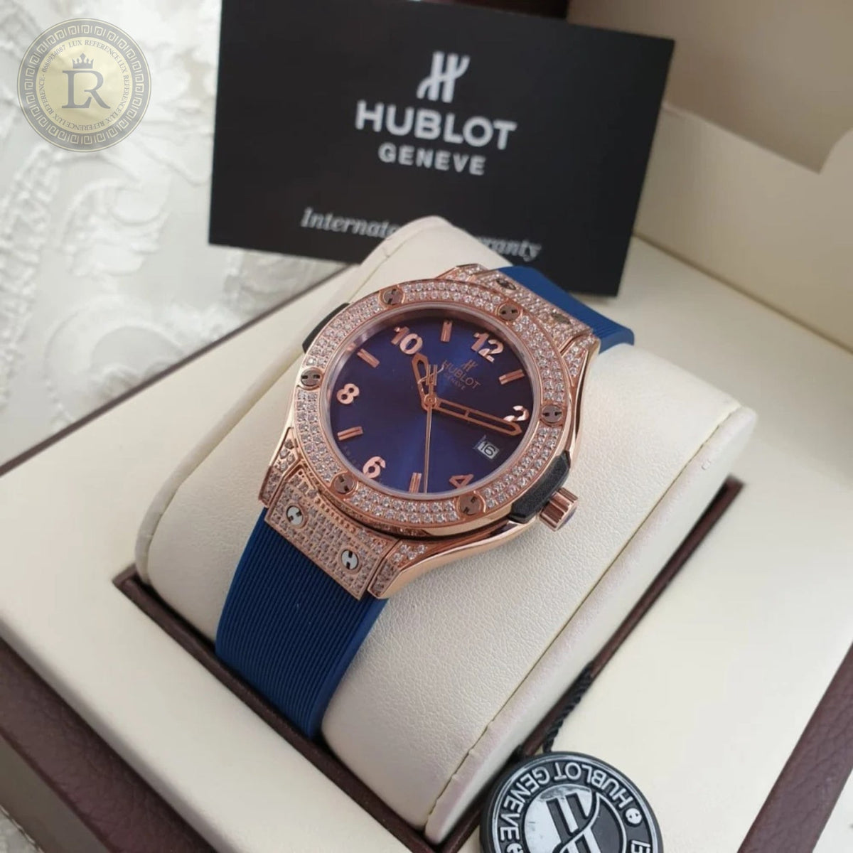 Meridian Fusion Sport King Gold — Blue, Diamonds