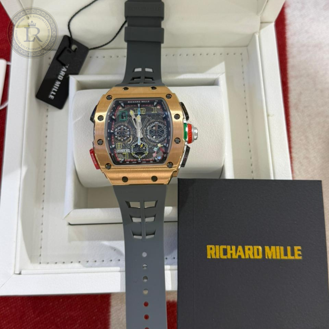 Meridian Skeleton Tonneau Sport — Rose Gold, Grey Strap