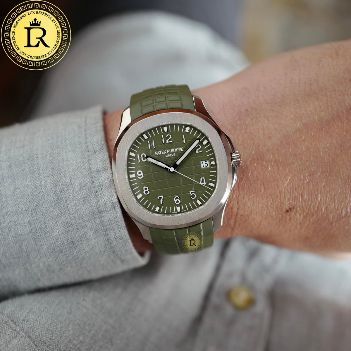Meridian Aqua Sport — White Gold, Khaki Green